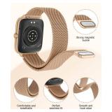 Smart Watch for Women with Blood Pressure Monitor, 2.06\ AMOLED Display, IP68 Waterproof Fitness Tracker, 118 Sports Modes, Heart Rate/SpO2/Sleep Monitor, Gift for Her, Compatible with Android iPhonei