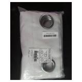 NICETOWN White Sheer Curtains 84 inches Long - Home Decoration Grommet Airy and Lightweight Elegant Window Treatments with Light Filtering for Bedroom/Living Room (2 Panels, W54 x L84)