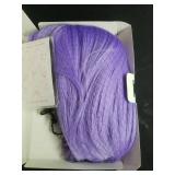 PATTNIUM Kids Purple Wig Child Bob Wig Short Light Purple Wigs for Girls Lavender Purple Bob Hair Cosplay Party Synthetic Rose Net Daily Wear Wigs