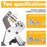 ZAPSIFOU Heavy Duty Grommet Tool Kit, 1/4 3/8 Eyelet Pliers Kit, 400 Sets of 6MM 10MM Grommets with Hole Punch and Eyelets, Eyelet Pliers Kit for Tarp, Fabric, Banner, Canvas