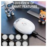 Automatic Electric Nail Clipper,2026 New Universal Automatic Fingernail Grinder with LED Light and Adjustable Speeds, Automatic Nail Trimmer with Nail Scraps Storage for Seniors Adults (1PCS)