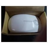 VssoPlor Wireless Mouse, 2.4G Slim Portable Computer Laptop Mouse with Nano Receiver Quiet Silent Optical Mice for Notebook, PC, Laptop, Computer-Pure White