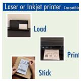 4x6 inch Shipping Labels, Laser and Inkjet Printer Compatible, Multi-Purpose Strong Adhesive Stickers, Matte White 160 Labels