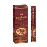 HEM - Sandalwood Incense Sticks - Pack of 6 - 120 count - 301g