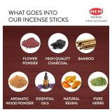 HEM - Sandalwood Incense Sticks - Pack of 6 - 120 count - 301g
