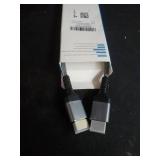 Highwings 4K Short HDMI Cable 1.72ft/52.5cm Total Length, 1.36ft/41.5cm Cable Length HDR Braided HDMI Cord, High Speed with Ethernet/ARC, 3D, HDCP 2.2, Compatible for PS-4/3/Monitor/Streaming Media