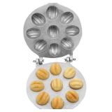 Walnut Cookie Mold (Oreshek) Maker 9 Halves Nuts Big Oreshki Russian Soviet Cookies Pastry
