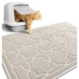 Yimobra Cat Litter Mat with Geometric Pattern