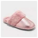 Target Auden Pink Fur Slippers Size 5/6