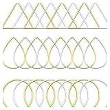 240 Piece Earring Making Supplies Set - Gold and Silver