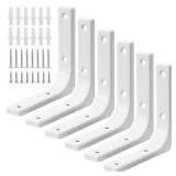 White L-Bracket Set PL-A29-SB-4-6W