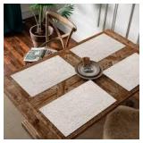 Hausattire Jute Braided Placemats - Set of 4