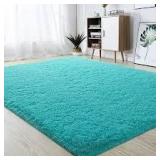 Turquoise Blue area rug