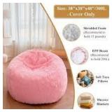 Pink Bean Bag Chair Cover