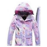 Arctic King and Artic Queen Pastel color Ski Jacket kids XL
