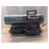 Contractor Series 80,000 BTU Black Forced Air Kerosene/Diesel Outdoor Space Heater with Thermostat - Retail: $209