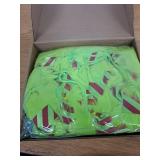 24-Pack Lime Green Furry Christmas Balls with Bow, 4"