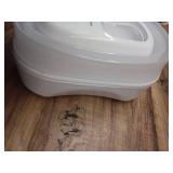 1 Gal. Warm Mist Collapsible Humidifier  White  Top Fill for Medium Room up to 500 sq ft