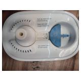 1 Gal. Warm Mist Collapsible Humidifier  White  Top Fill for Medium Room up to 500 sq ft