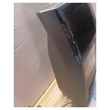 1500-Watt 20 in. Black Electric Console Ceramic Space Heater with Tip-Over Switch, Adjustable Louvers, Timer, Remote - Retail: $90