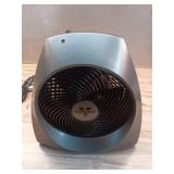 Vornado VH240+ 1500-Watt Black Indoor Electric Fan Space Heater Charcoal gray - Retail: $60