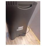 1500-Watt Black Electric Tower Quartz Infrared Space Heater with Thermostat - Retail: $74