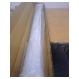 DEZ FURNISHINGS Cordless 1" Light Filtering Cellular Shade, 28.5"W x 48"H, White