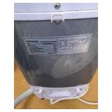 Elevon Mini Spin Dryer Portable Washing Machine, Compact Laundry for Home, Apartment, RV, Gray