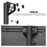Moker Truck Bed Rail Flag Pole Holder Mount for Toyota Tacoma/Tundra
