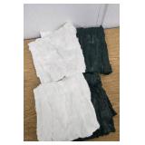 Christmas Tree Decorative Throw Pillow Covers Set of 4 GREEN AND WHITE