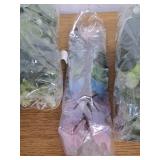 2 Pack of While Floral Arrangements with Butterflies