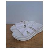 KuaiLu Womens Orthotic Sandals -White Size:8