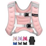 Fragraim Weighted Vest for Women Men - 16lb Weight Vest -Pink