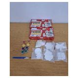 2 Pack ArtCreativity Christmas Ceramic Painting Kit for Kids