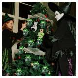 12 Pcs Witch Themed Christmas Balls Ornaments 2.36 inch
