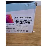Laser Toner CartridgeW2180A/1/2/3A (218A)BK/C/Y/MFor use in:HP Color LaserJet Pro 3201DW/MF3301SDW/MFP 3301FDW
