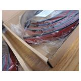 2 Pack Shower Threshold Water Dam Barrier 60" - Black Collapsible Shower Water Blocker