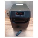 Electric 6 Element Infrared Space Heater Black Plastic - Retail: $119