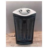 1500-Watt Black Electric Tower Quartz Infrared Space Heater with Thermostat - Retail: $74