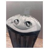 1500-Watt Black Electric Tower Quartz Infrared Space Heater with Thermostat - Retail: $74