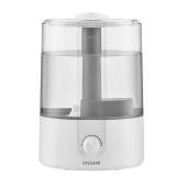 1 Gal. Ultrasonic Humidifier 360 Degree Turning Dual Nozzle Cool Mist for Medium Room in White - Retail: $50