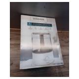 1 Gal. Ultrasonic Humidifier 360 Degree Turning Dual Nozzle Cool Mist for Medium Room in White - Retail: $50