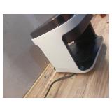 Nutrichef 5.5 Quart Air Fryer | 8-1 Preset Cook Modes | Transparent Fry Bowl -White  (MISSING PARTS)- Retail: $85