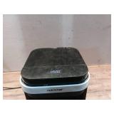 Nutrichef 5.5 Quart Air Fryer | 8-1 Preset Cook Modes | Transparent Fry Bowl -White  (MISSING PARTS)- Retail: $85