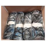 Pack of 4, Channel Faux Fur Throw Black - Threshold- Retail: $180