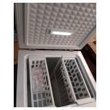 Vissani 5.0 cu. ft. Manual Defrost Chest Freezer with LED Light HMCF5W5  (Cosmetic Damage)- Retail: $219