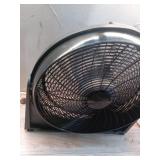 20 in. 3 Speed Air Circulator Floor Fan for Home in Black with Wall Mount Option, Full Range Pivoting Head, Carry Handle