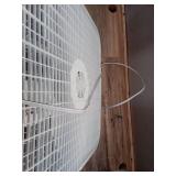 Lasko 20 Energy Efficient Box Fan with 3 Speeds 22 H White (broken fan blade)