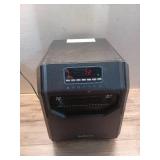 Electric 6 Element Infrared Space Heater Black Plastic - Retail: $119