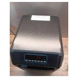 Electric 6 Element Infrared Space Heater Black Plastic - Retail: $119